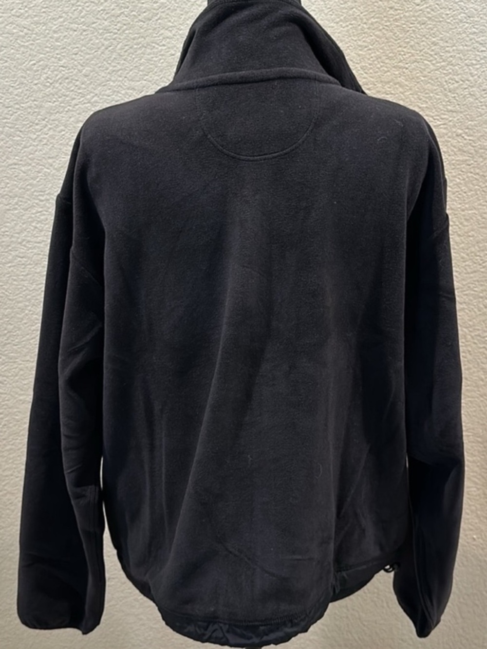 DKNY Black Full-Zip Teddy Fleece Jacket - Picture 8 of 9